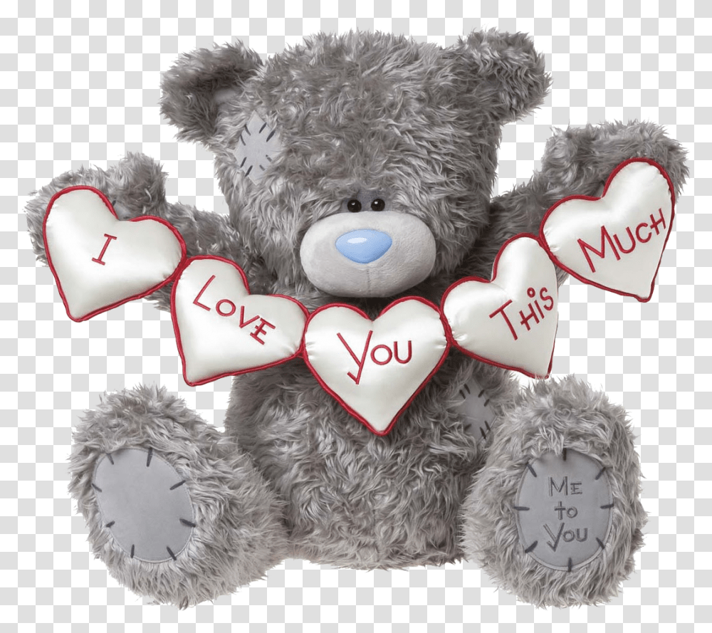 I Love U Me To You Valentines Day Teddy Bear Sliver Icon, Toy, Plush Transparent Png