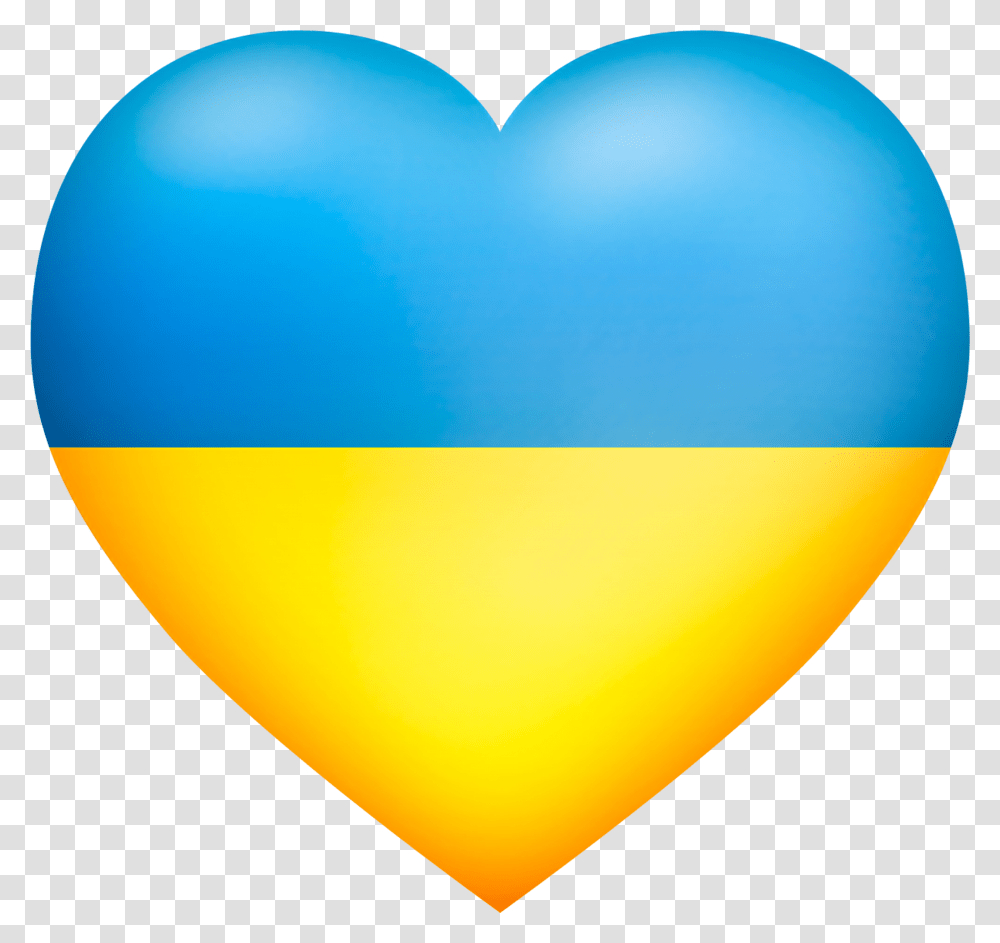I Love Ukraine Blue And Yellow Heart Icon Free Image Love Ukraine, Balloon, Pillow, Cushion, Plectrum Transparent Png