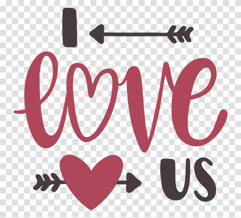 I Love Us Heart, Alphabet, Label, Word Transparent Png