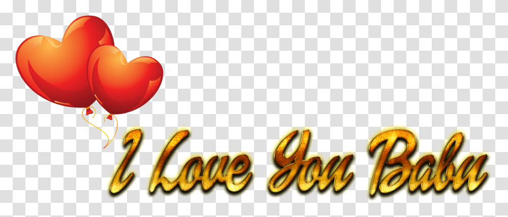 I Love You Babu Heart Happy Birthday Janu, Plant, Food, Meal Transparent Png