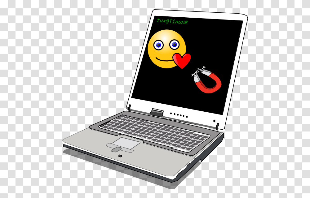 I Love You Clipart Netbook, Laptop, Pc, Computer, Electronics Transparent Png