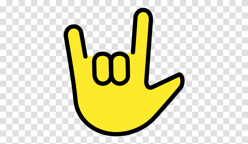 I Love You Hand Sign Emoji Meanings - Typographyguru, Symbol, Logo, Trademark, Text Transparent Png