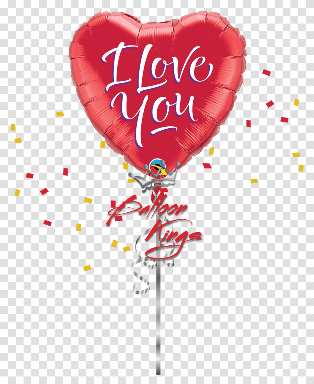 I Love You Heart Love You Balloon Transparent Png
