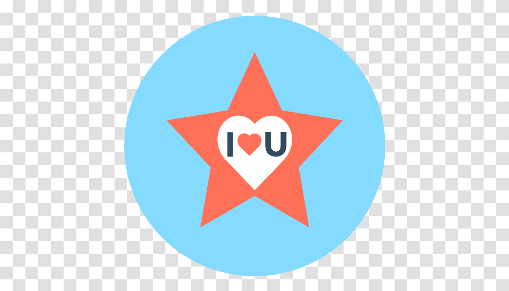 I Love You Icon Circle, Star Symbol, Logo, Trademark Transparent Png