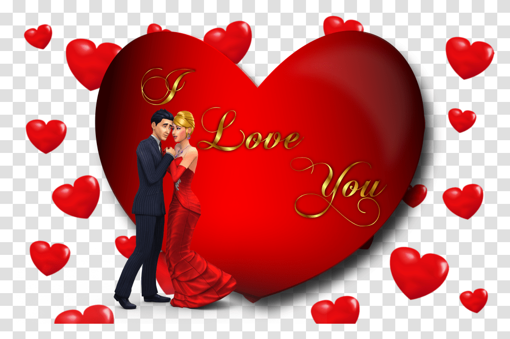 I Love You Loving Couple Transparent Png