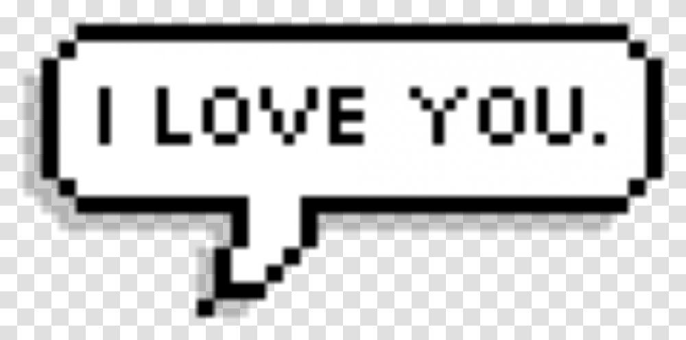 I Love You Overlay And Speech Bubbles Image Aesthetic Speech Bubble, Number, Word Transparent Png