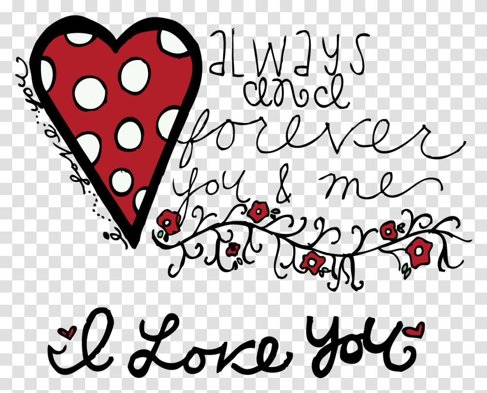 I Love You Pictures You And Me Forever And Always, Bird, Animal Transparent Png