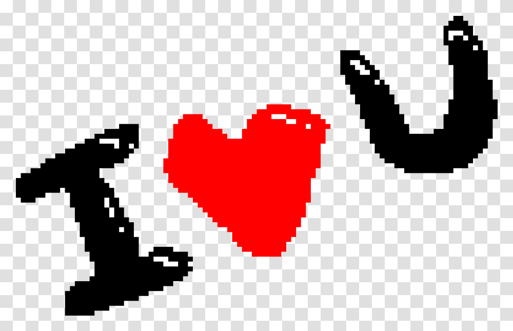I Love You Pixel Art Maker Love You Pixel, Heart, Hand, Text, Alphabet Transparent Png