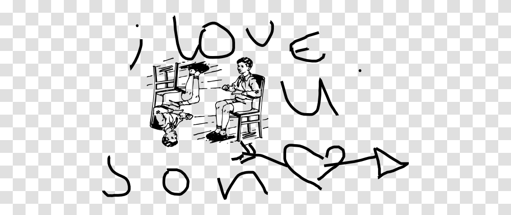 I Love You Son Clip Art, Person, Human, Handwriting Transparent Png
