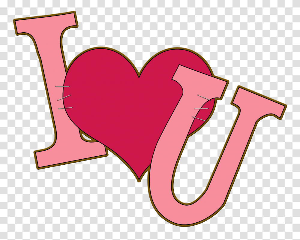 I Love You Words Download, Heart, Alphabet, Cushion Transparent Png