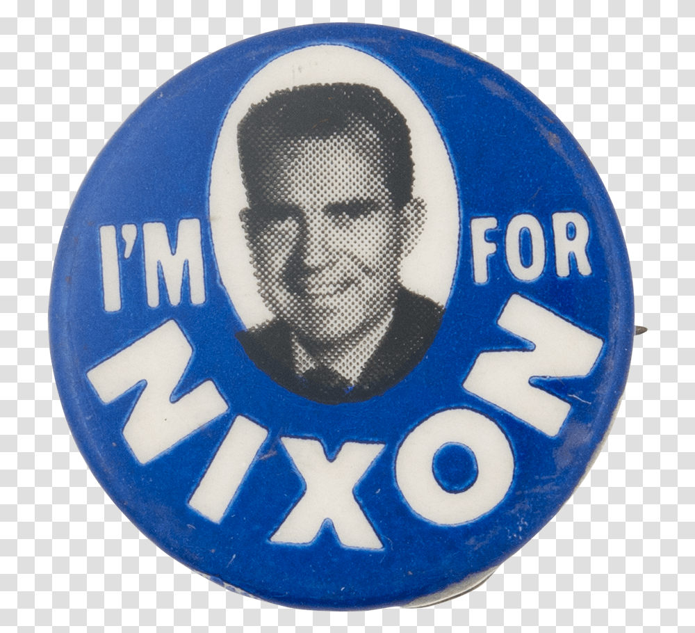 I'm For Nixon Political Button Museum Emblem, Label, Logo Transparent Png