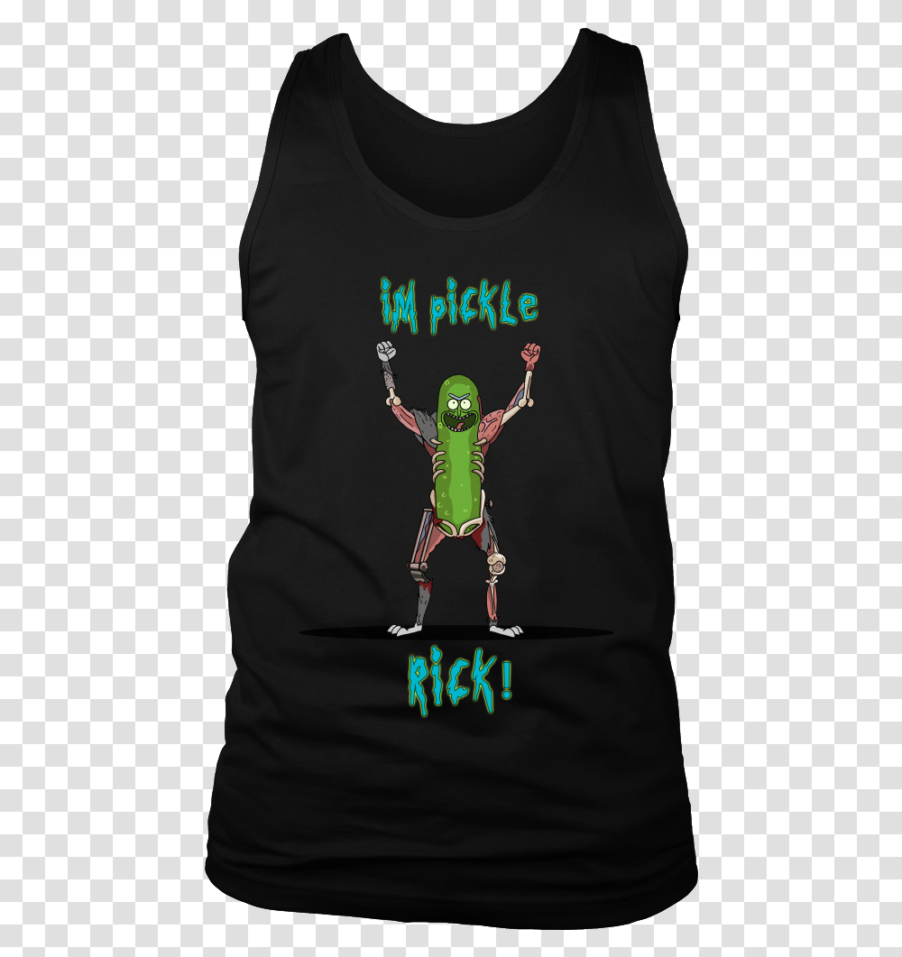 I'm Pickle Rick Rat Cyborg Tee Or Hoodie Active Tank, Sleeve, Pillow, Cushion Transparent Png
