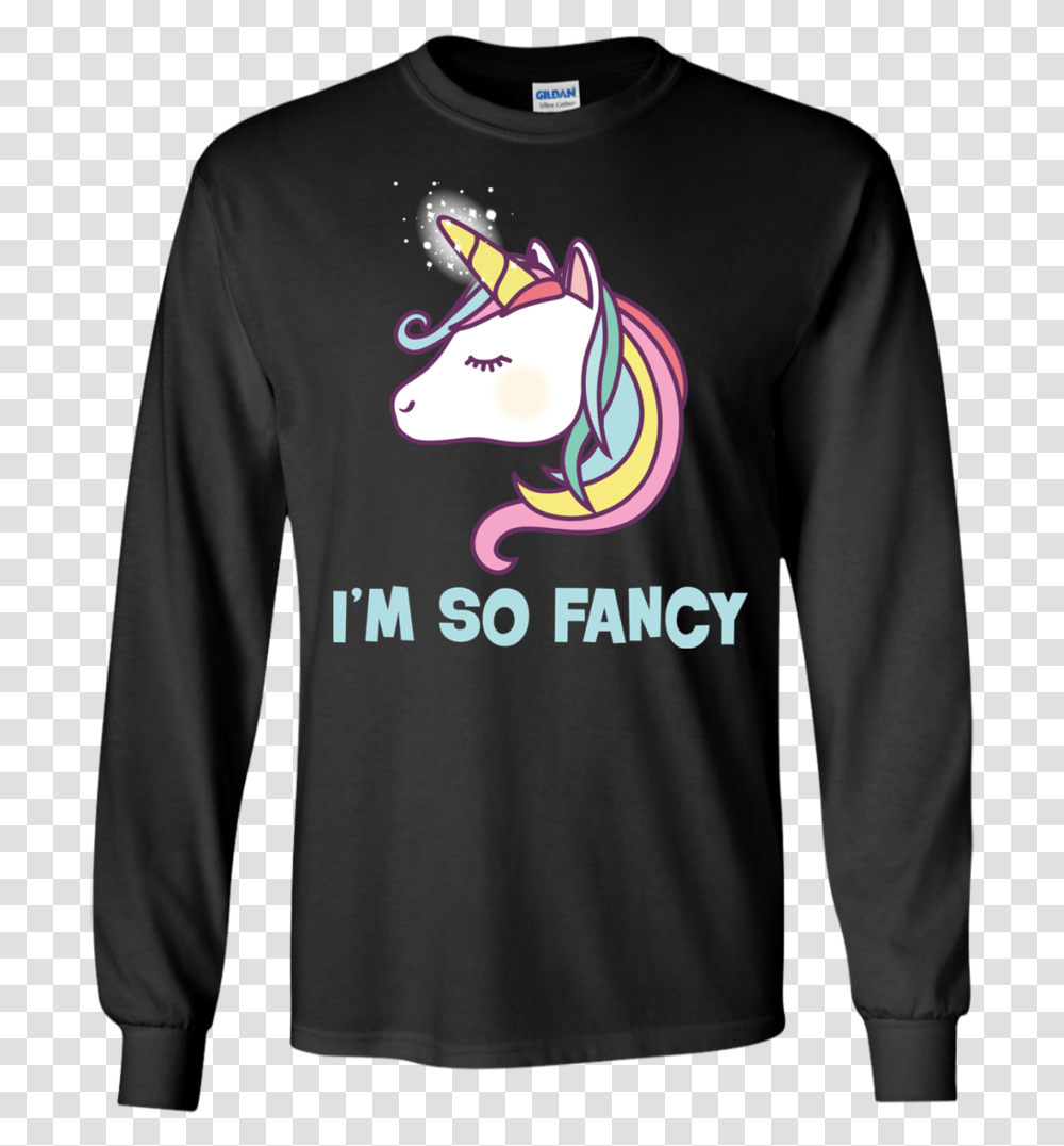 I'm So Fancy Unicorn Emoji Ls Shirthoodiesweatshirt Ric Flair Gucci T Shirt, Sleeve, Apparel, Long Sleeve Transparent Png