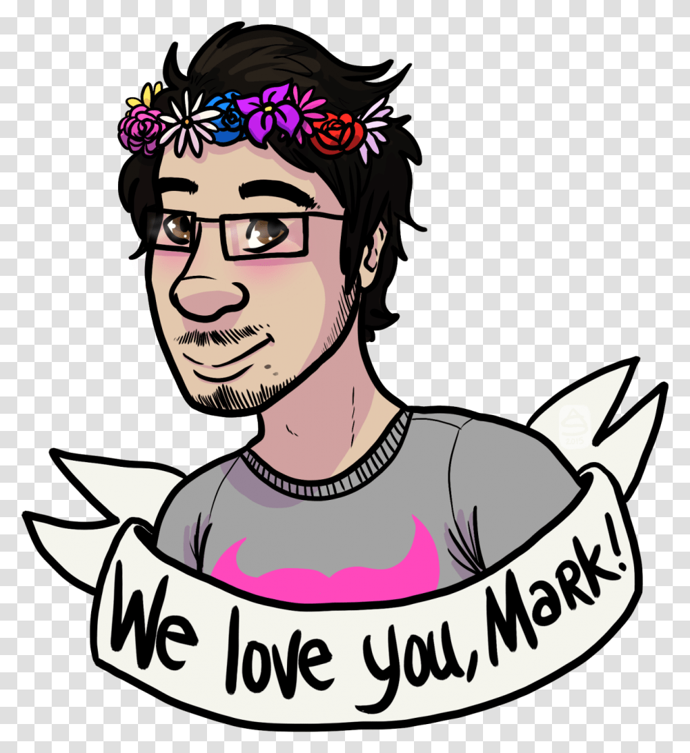 I'm So Glad To Know That Markiplier Has Been Seeing, Label, Person, Sticker Transparent Png
