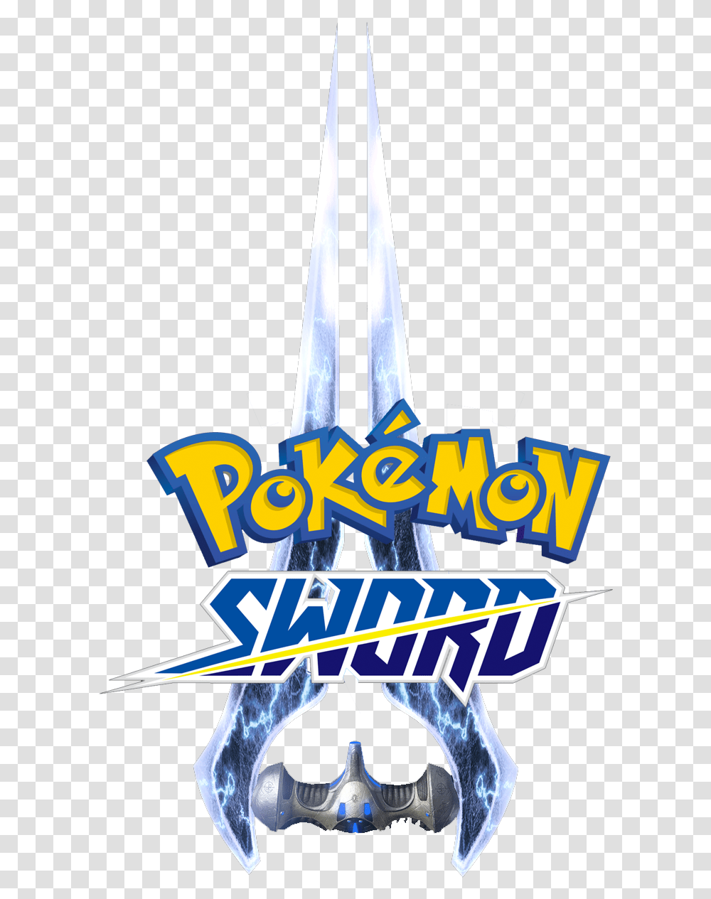 I Made A Dumb Thing Pokemon Sword And Shield Logo, Weapon, Weaponry, Blade, City Transparent Png