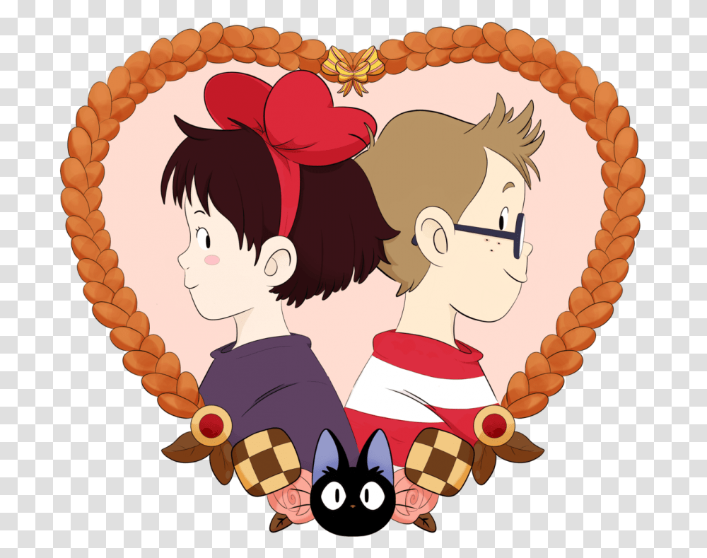 I Made A T Shirt Design For The Ht Kiki S Delivery Kiki's Delivery Service Clipart, Label, Drawing, Collage Transparent Png