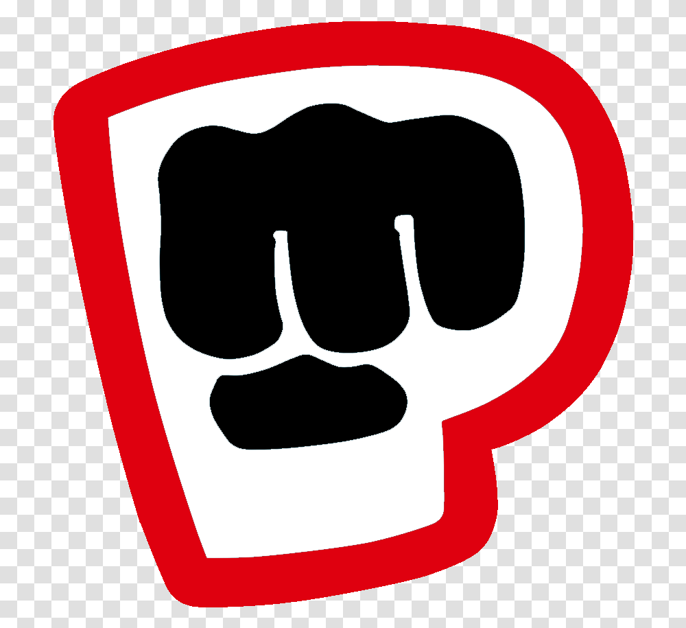 I Made Pewdiepie A New Logo Logo Youtuber, Hand, Fist Transparent Png