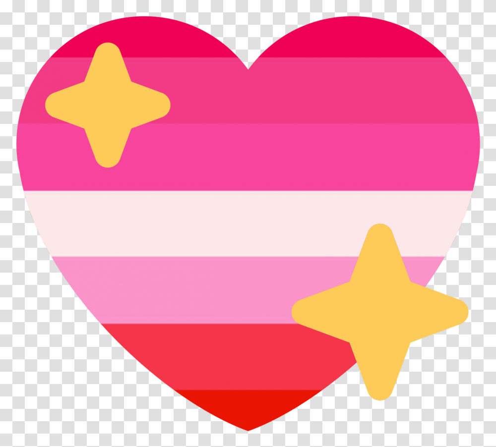 I Made Some Lgbt Sparkle Heart Emojis Pride Heart Emoji, Star Symbol Transparent Png