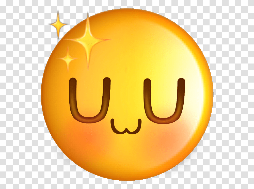 I Made This Uwu Emoji Because Why Not Smiley, Ball, Sphere Transparent Png