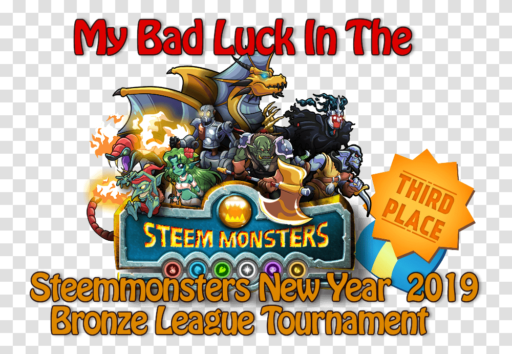 I Missed The Tournament Finale Because Of Bad Luck Steem Monsters, Angry Birds, Poster, Advertisement Transparent Png