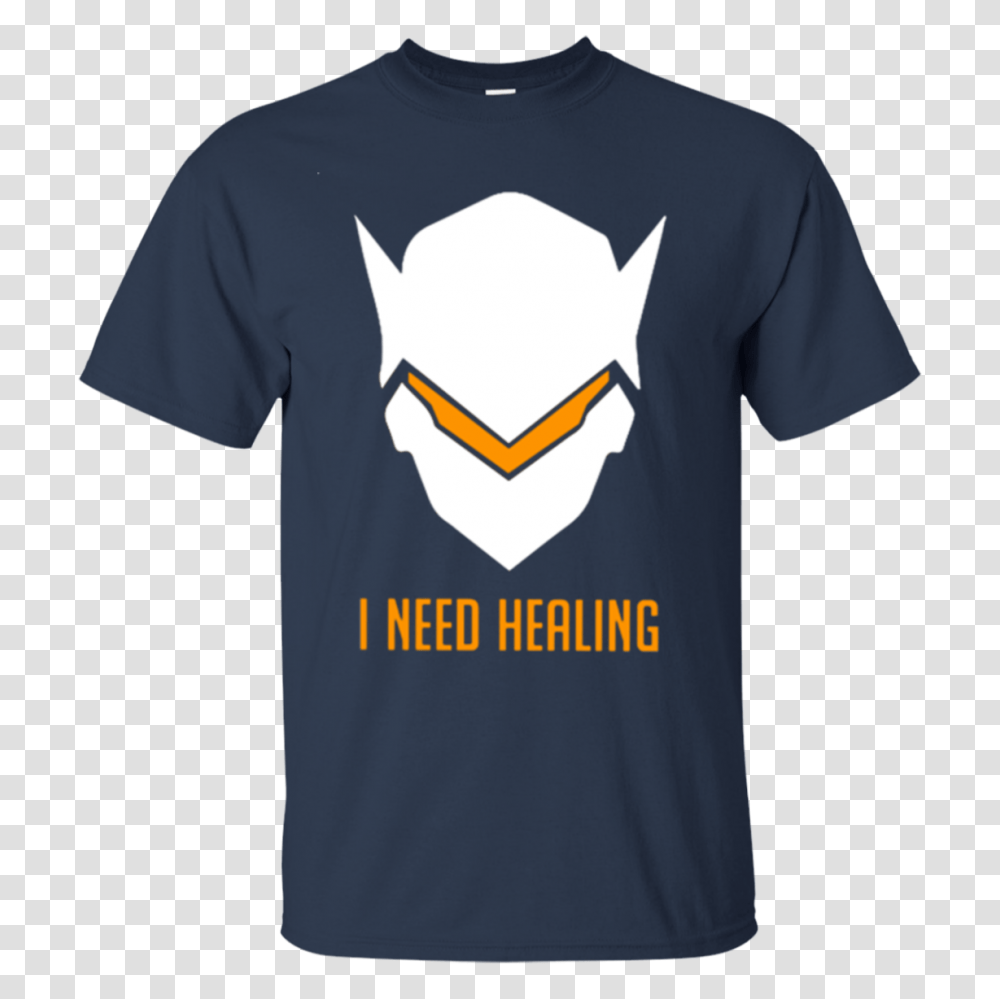 I Need Healing Genji Mask Genji Face Overwatch Icon Symbol, Apparel, Shirt, Sleeve Transparent Png