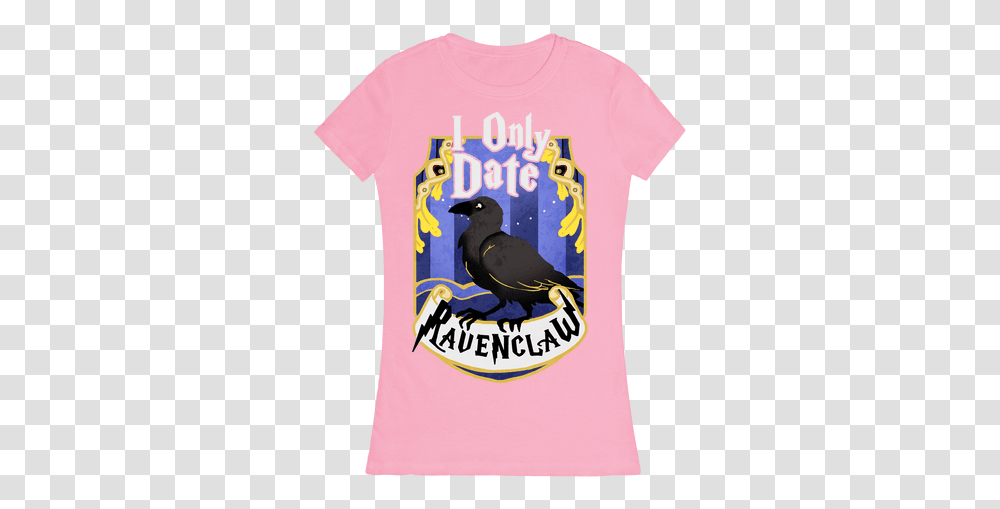I Only Date Ravenclaw Womens T Short Sleeve, Clothing, Apparel, Bird, Animal Transparent Png