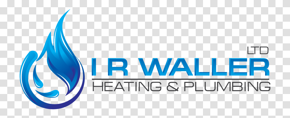 I R Waller Heating Plumbing Plumbing Heating Logo Design, Text, Word, Alphabet, Symbol Transparent Png