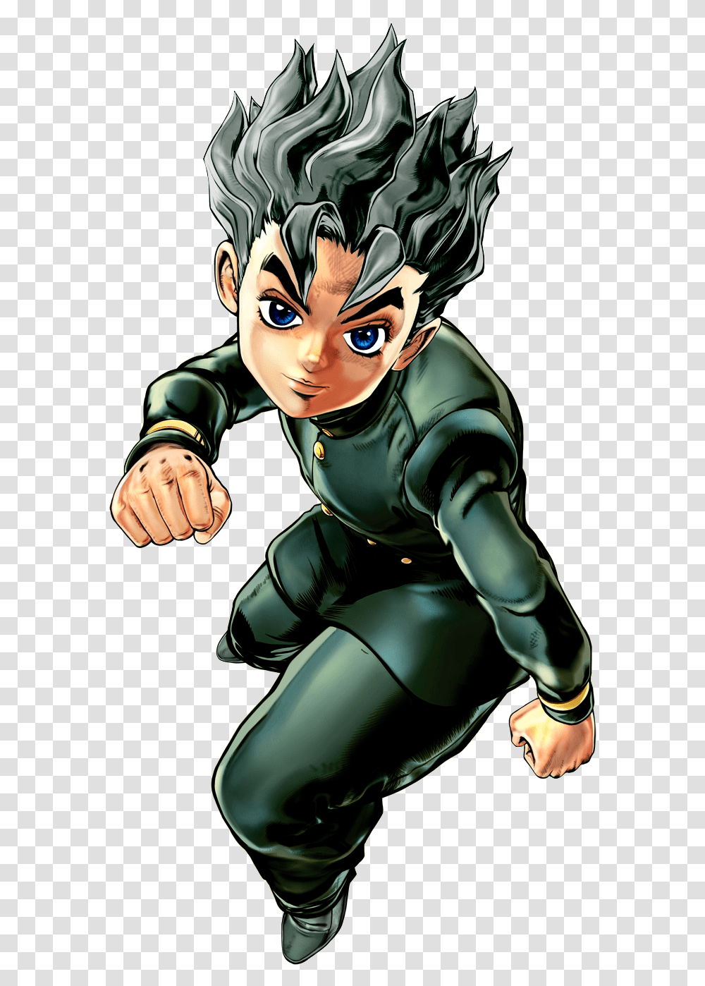 I Really Don't Like Koichi's Blue Hair In Eoh And Asb So Koichi Hirose Eyes Of Heaven, Hand, Person, Human, Graphics Transparent Png