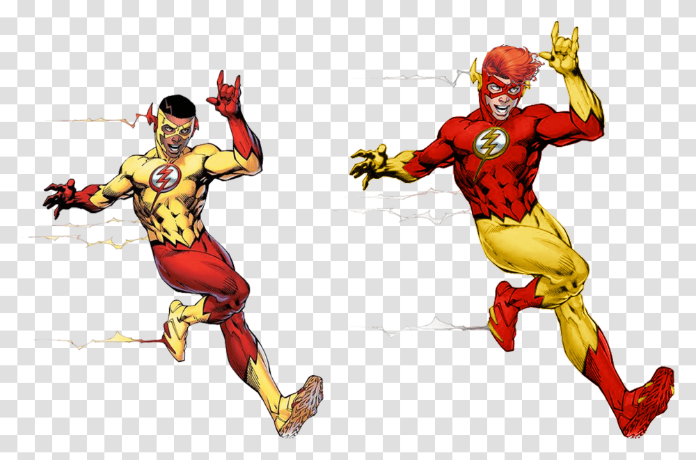 I Really Like Both Rebirth Wally Suits Kid Flash Transparent Png