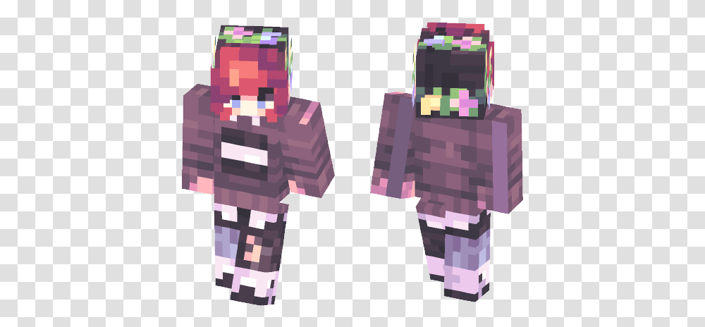 I Really Love Flower Crowns Minecraft Full Size Fictional Character, Toy Transparent Png