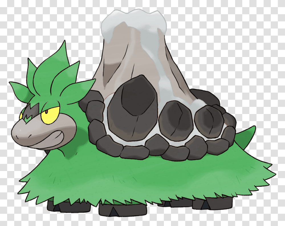 I Recolored Mega Camerupt In The Style Of The Grinch Pokemon Mega Camerupt, Animal, Bird, Drawing Transparent Png