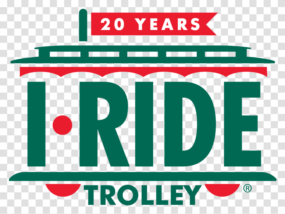 I Ride Trolley, Word, Number Transparent Png