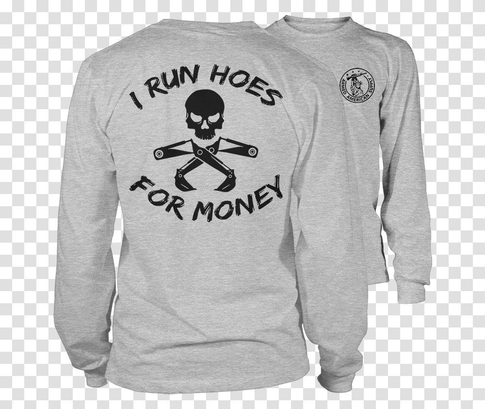 I Run Hoes Hi Vis Running Shirts, Apparel, Sleeve, Long Sleeve Transparent Png