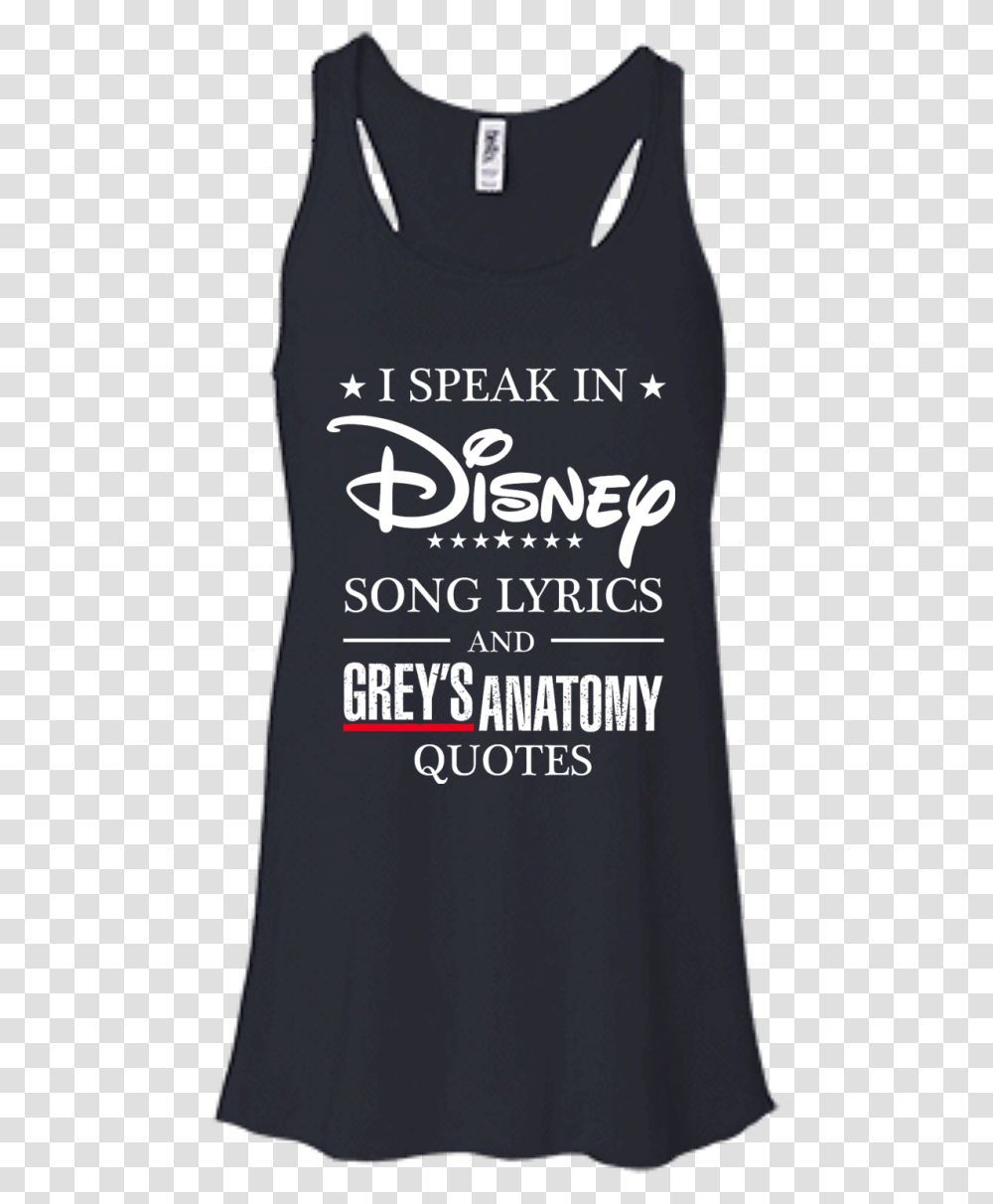 I Speak In Disney Song Lyrics And Grey S Anatomy Quotes Not Today Arya Tank, Pillow, Cushion Transparent Png
