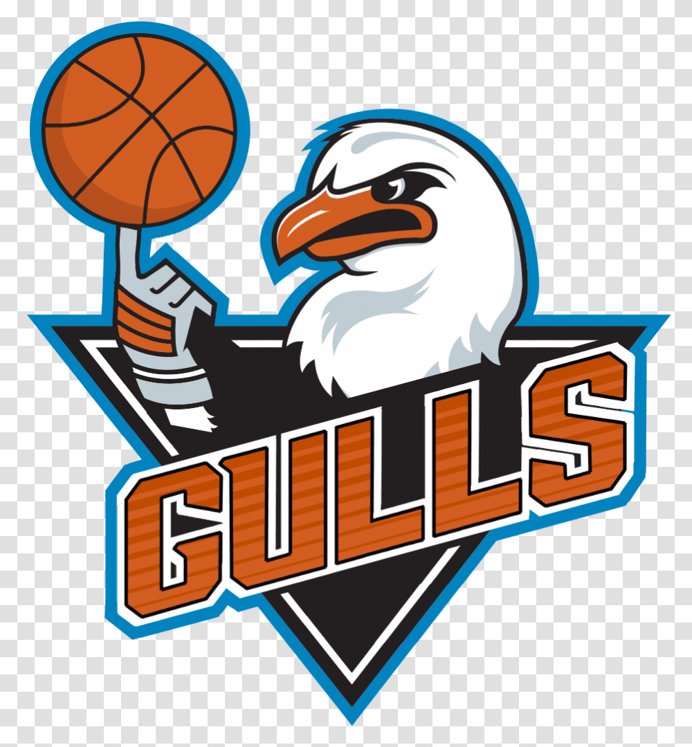 I Stole The Gulls Logo And Reworked It For My Nba 2k17 Mygm San Diego Gulls Logo, Animal, Leisure Activities, Bird, Graphics Transparent Png