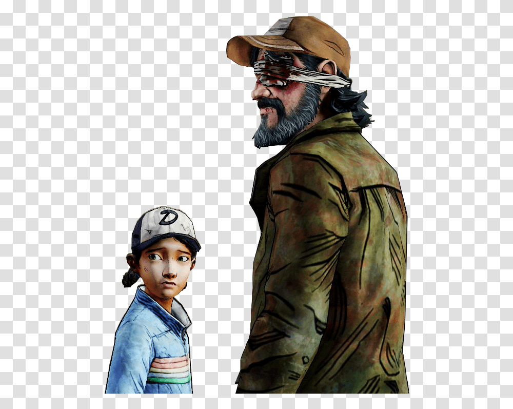 I Successfully Made A Of My Two Favorite Walking Dead Telltale, Person, Helmet, Face Transparent Png