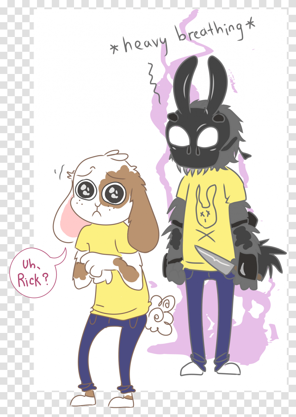 I Thought Rabbit Morty Was My Favorite Until I Captured, Person, Drawing, Doodle Transparent Png