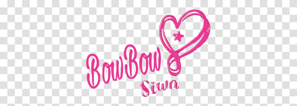 I Tried To Make A Bowbow Logo Just Like Jojos Jojosiwa, Heart, Alphabet, Light Transparent Png