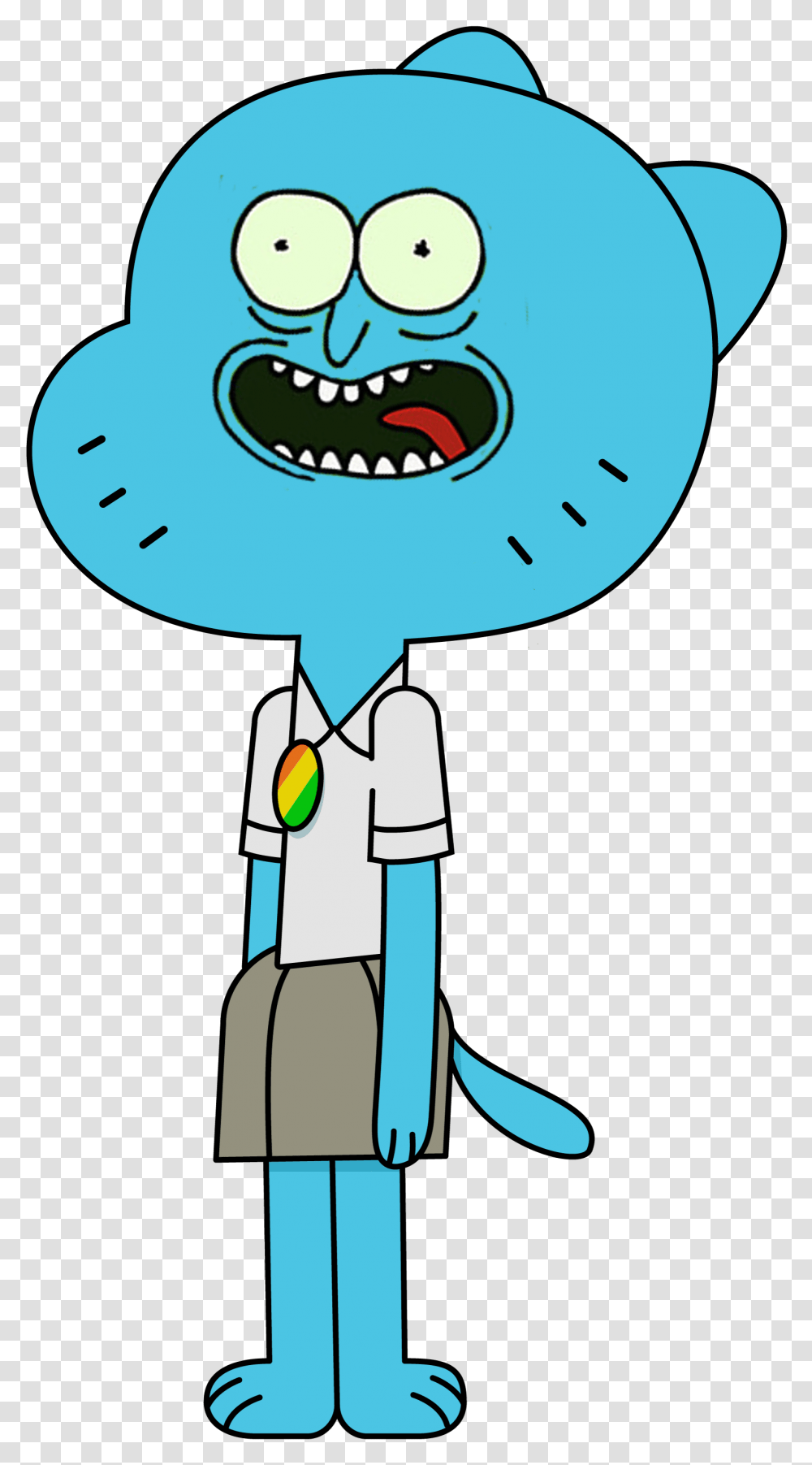 I Turned Myself Into A Blue Cat Morty Im Nicole Rick, Outdoors, Nature Transparent Png