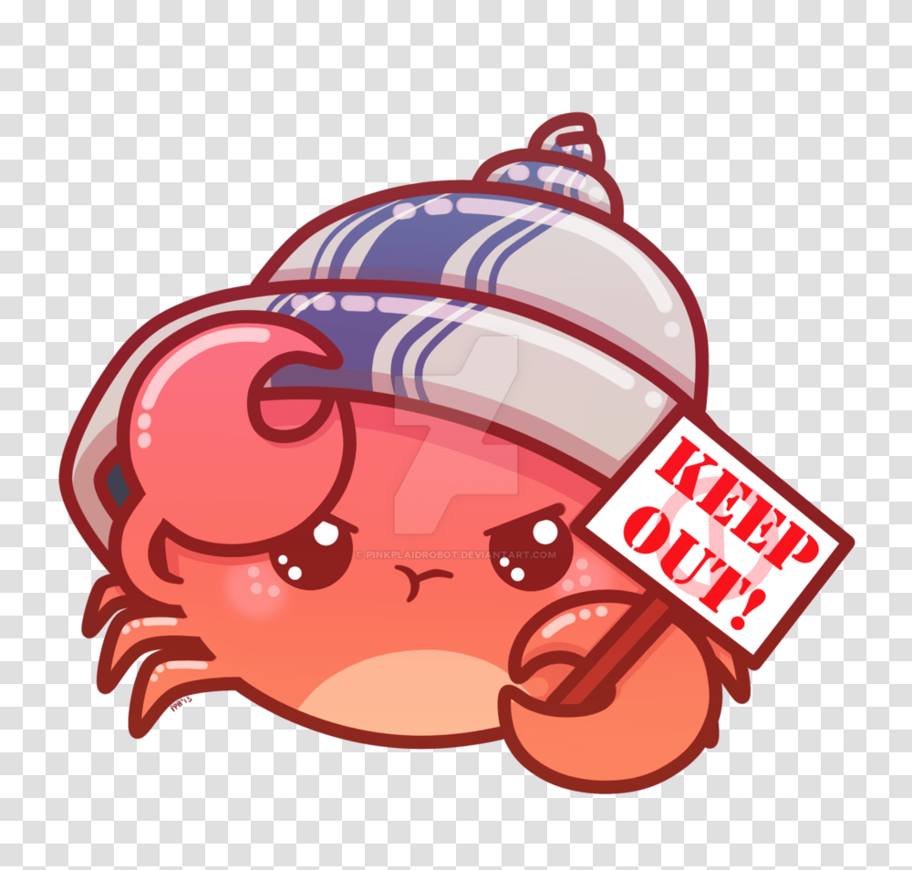 I Vant To Be Alone Hermit Crab Charm, Helmet, Apparel, Pottery Transparent Png