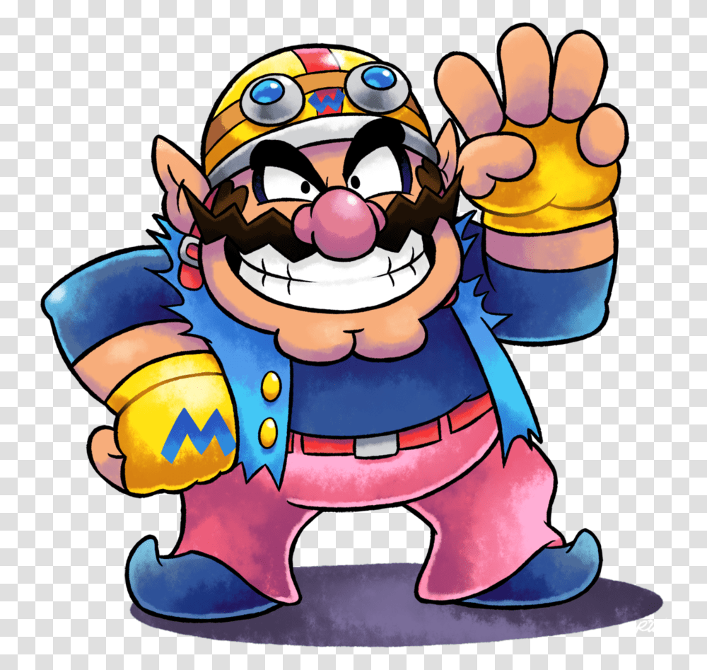 I've Legit Been Thinking About Improving Wario S Design Mario And Luigi Art Style, Outdoors, Hand, Toy, Nature Transparent Png