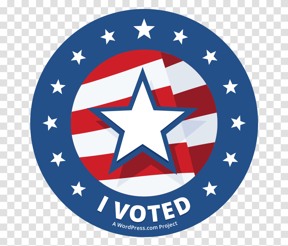 I Voted Sticker Air Force Senior Executive Service, Star Symbol, Flag Transparent Png