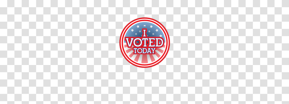 I Voted Today Flag Circle Stickers, Logo, Trademark Transparent Png