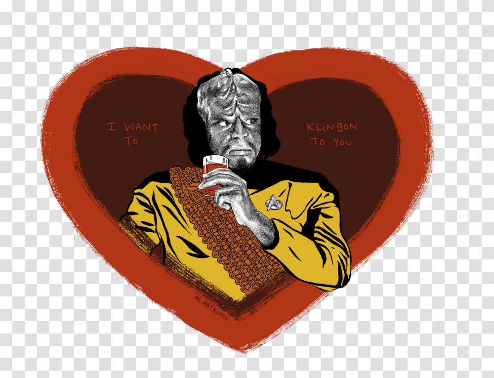 I Want To Klingon You Happy Valentines Star Trek Star Trek Love Valentine, Person, Poster, Advertisement Transparent Png