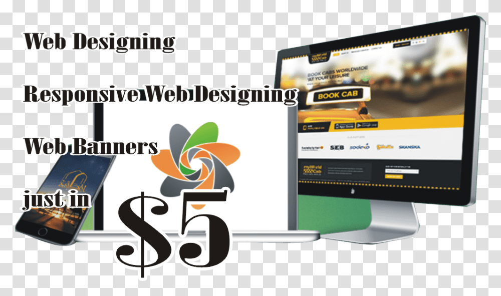 I Will Create Html Webpage And Responsive Website Website Design Banner Hd, Number, Alphabet Transparent Png