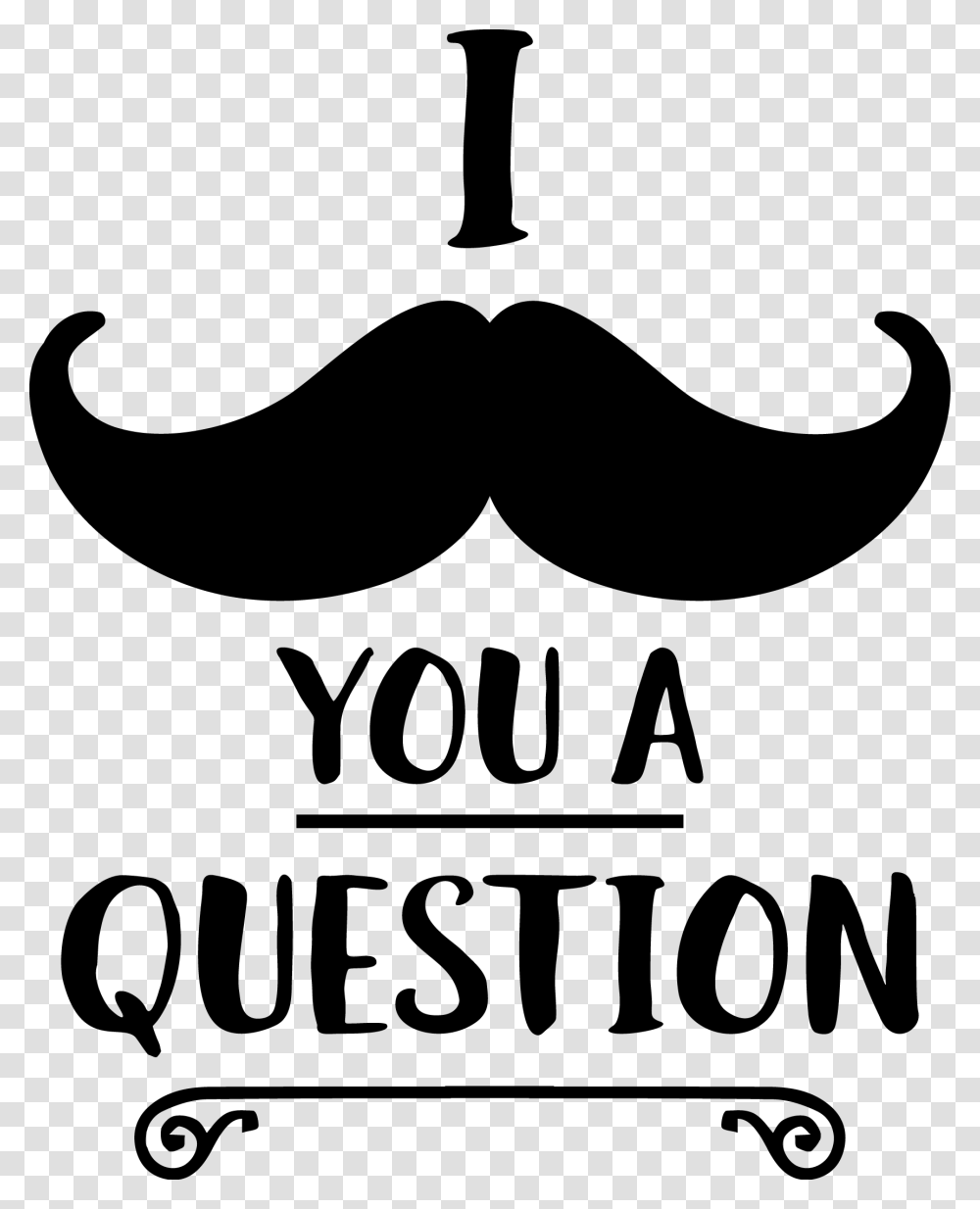 I You A Question Better Life Blog Download, Label, Sticker, Mustache Transparent Png