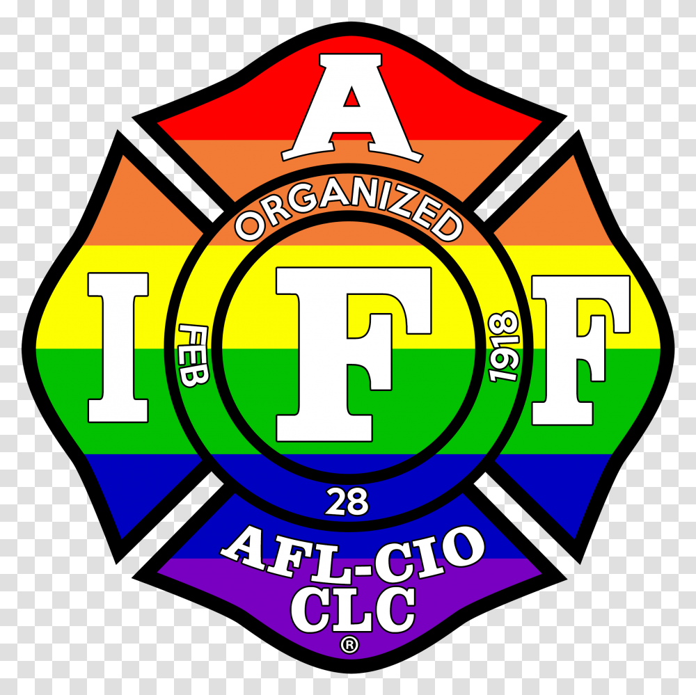 Iaff Logos Rainbow, Trademark, First Aid Transparent Png