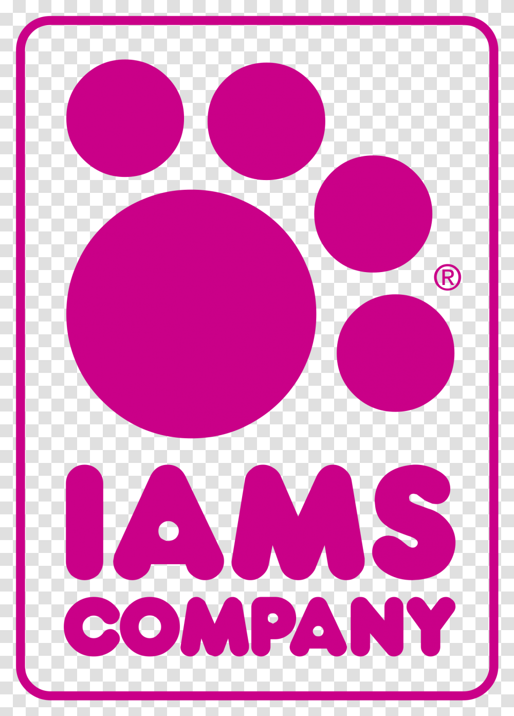 Iams Logo Logo With Pink Paw, Purple, Electronics, Texture Transparent Png