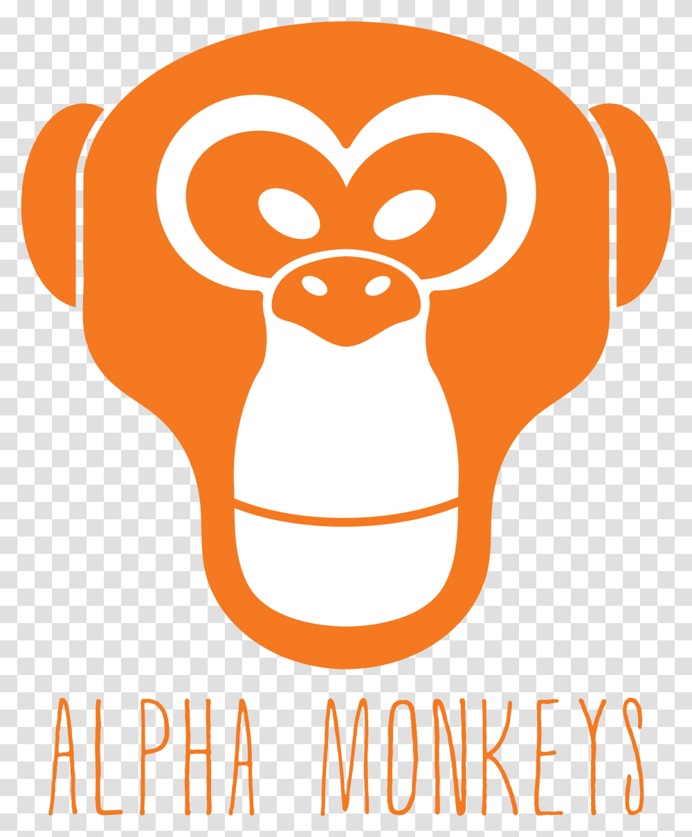 Ian Gattie Alpha Monkeys Logo Monkey Logo Alpha, Poster, Advertisement, Label, Text Transparent Png