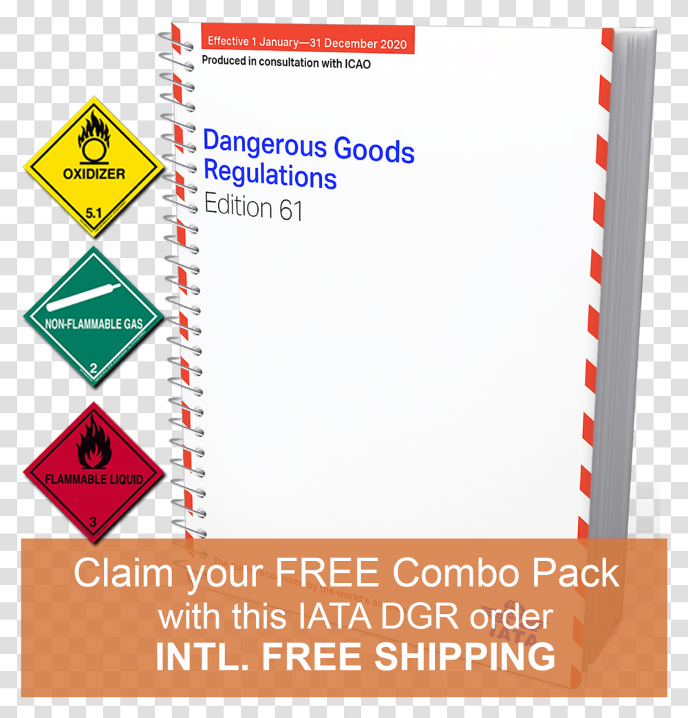 Iata Dgr 2020 61st Edition English Spiral Bound Triangle, Flyer, Poster, Paper, Advertisement Transparent Png